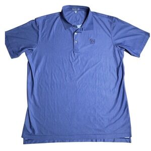 Peter Millar Summer Comfort Performance Polo Embrodiered Logo Shirt XL